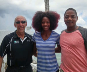Oak Brook Chiropractor Dr. Philip Claussen with Olympic Gold Medalist 400m Shaunae Miller