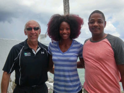 Oak Brook Chiropractor Dr. Philip Claussen with Olympic Gold Medalist 400m Shaunae Miller